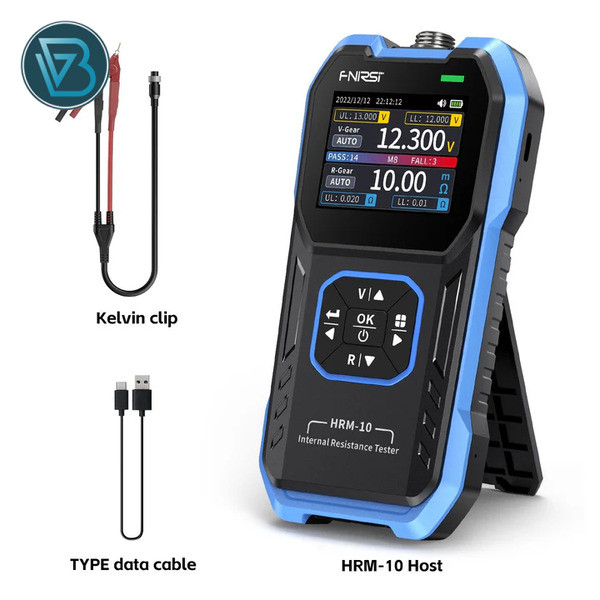 Thiết bị kiểm tra nội trở pin, ác quy FNIRSI HRM 10 (0 ~ 200Ω)