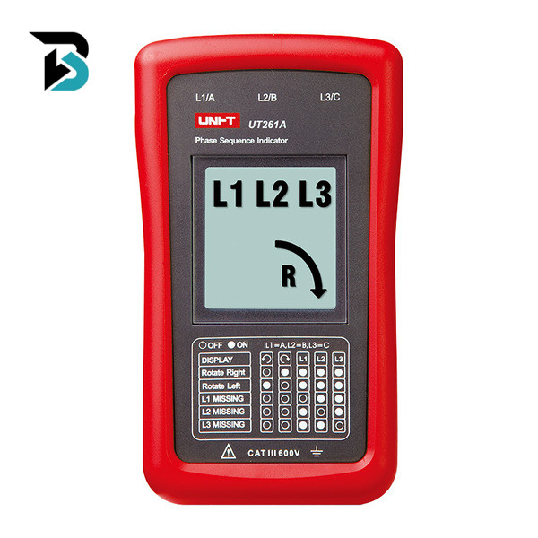 Thiết bị chỉ thị pha và chiều quay động cơ UNI-T UT261A