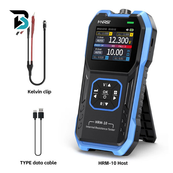 Thiết bị kiểm tra nội trở pin, ác quy FNIRSI HRM-10 (0 ~ 200Ω)